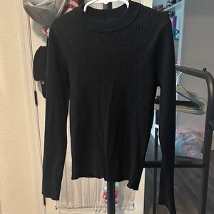 Zara black fitted sweater